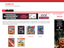 Tablet Screenshot of gamezyte.com